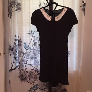 Forever 21 Dress/Romper with Lace Collar